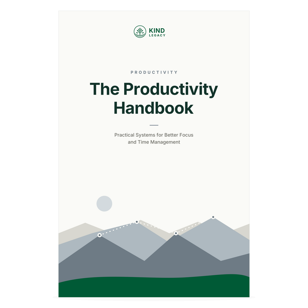 The Productivity Handbook: Practical Systems for Better Focus, Time Management & Lasting Results