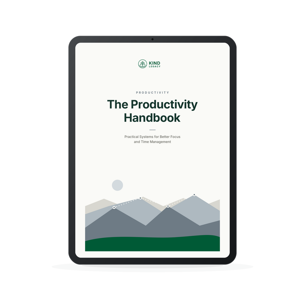 The Productivity Handbook: Practical Systems for Better Focus, Time Management & Lasting Results