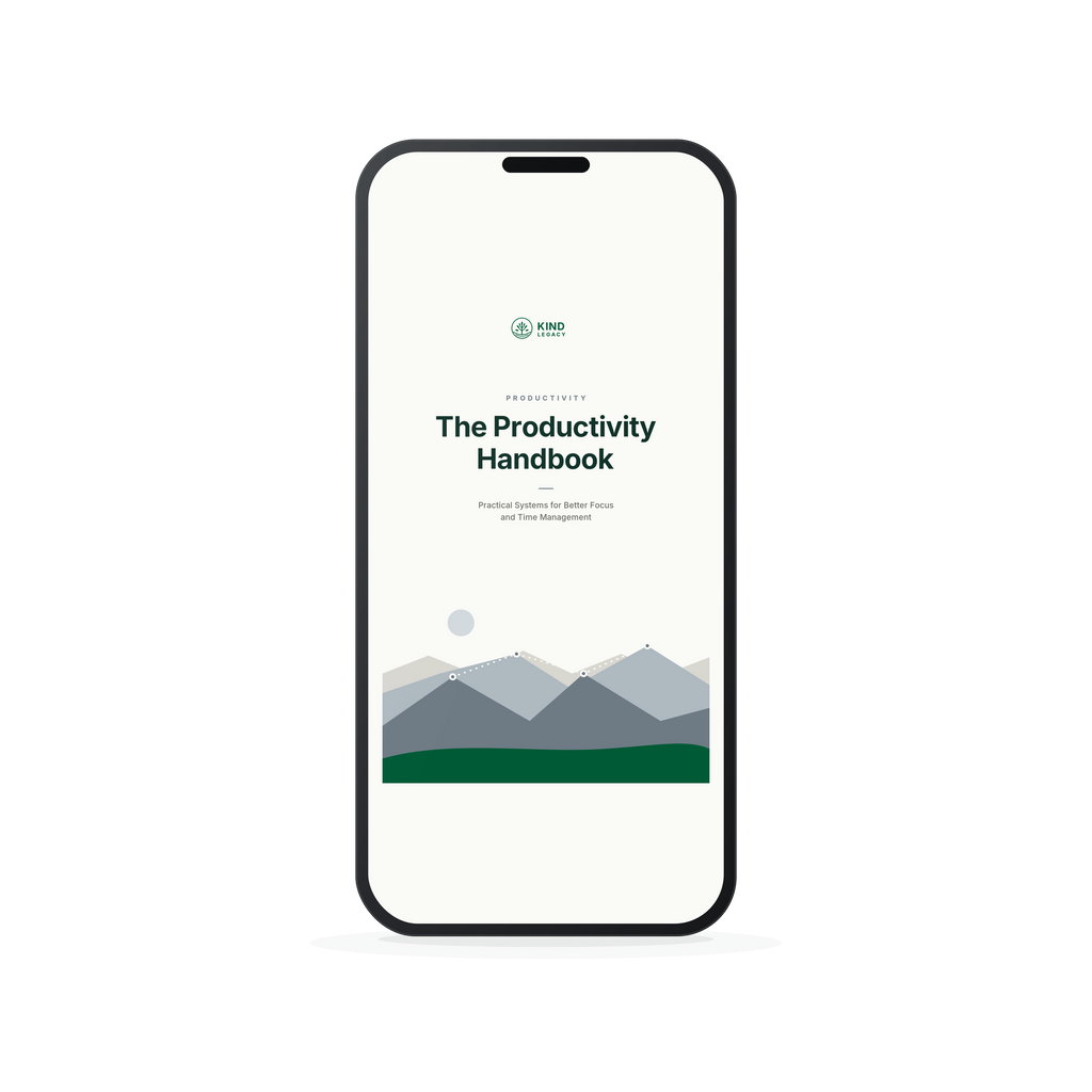 The Productivity Handbook: Practical Systems for Better Focus, Time Management & Lasting Results
