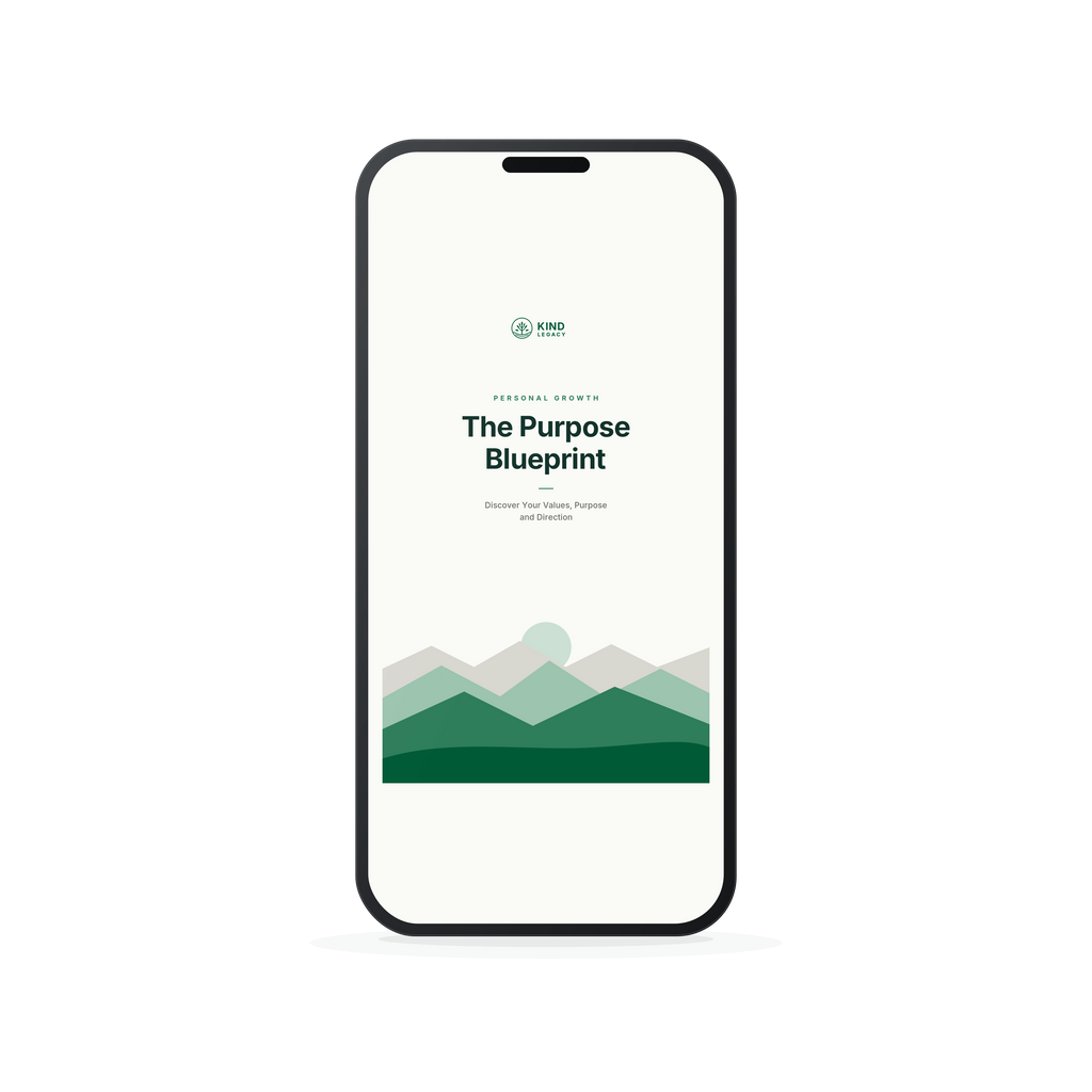 The Purpose Blueprint: Discover Your Values, Define Your Vision & Build a Meaningful Life